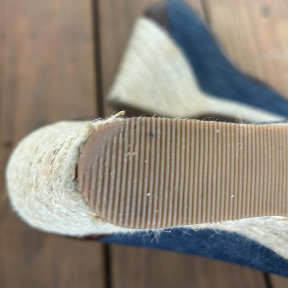 FENDI Vintage Denim Espadrilles 7.5 - Picture 8 of 10